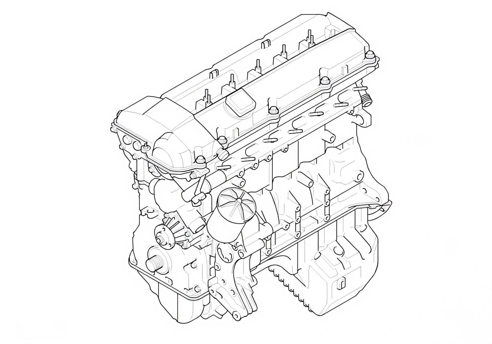 M5X 3.0L High Comp Stroker Service